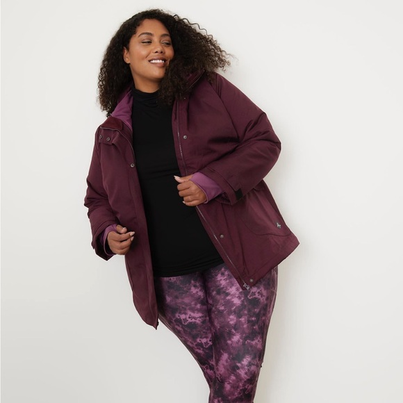 EUC 2X Penningtons Active Zone Purple 3-in-1 Snow Jacket - Picture 3 of 16